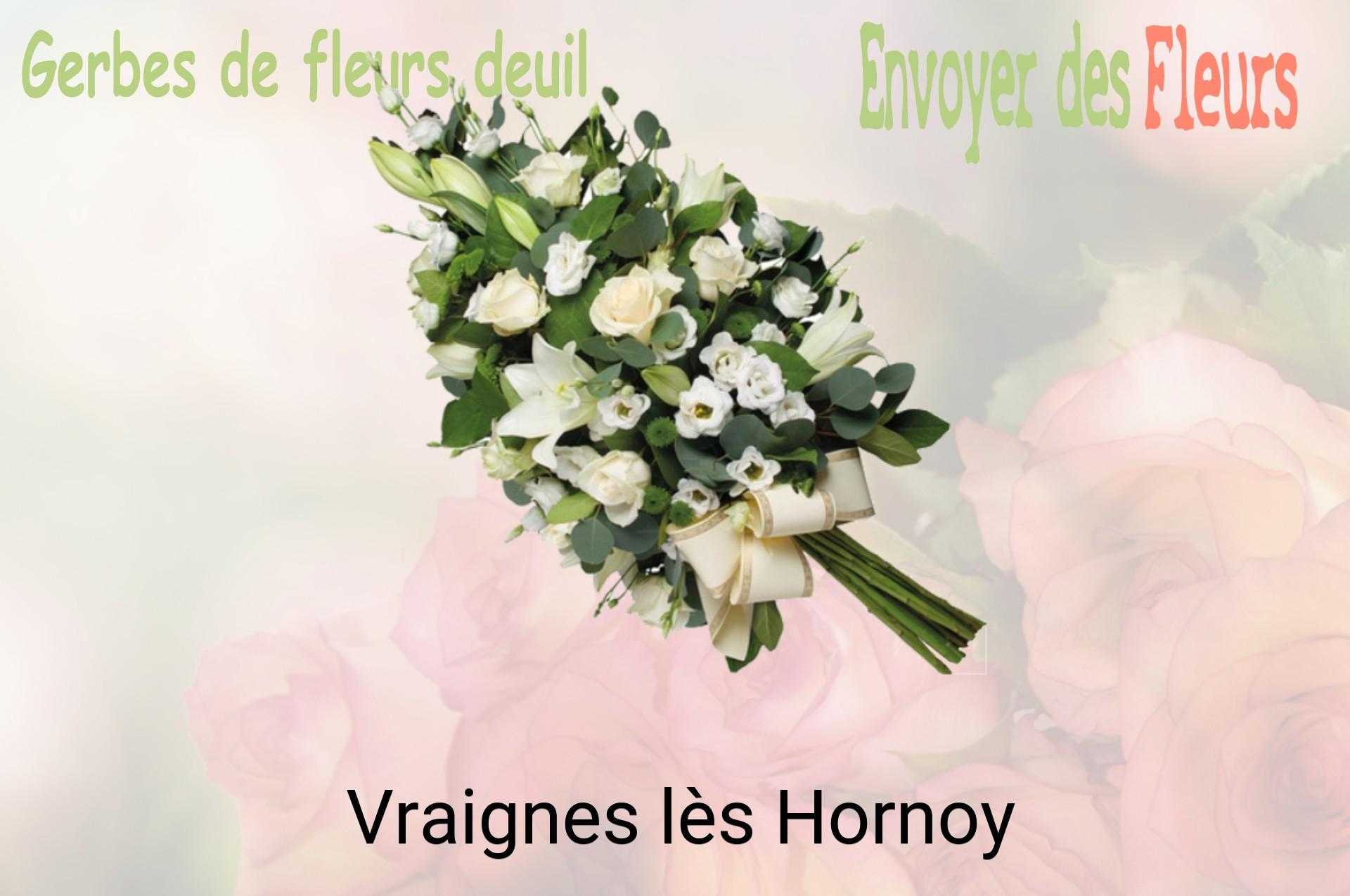 Gerbe de fleurs de deuil livrée à Vraignes-lès-Hornoy
